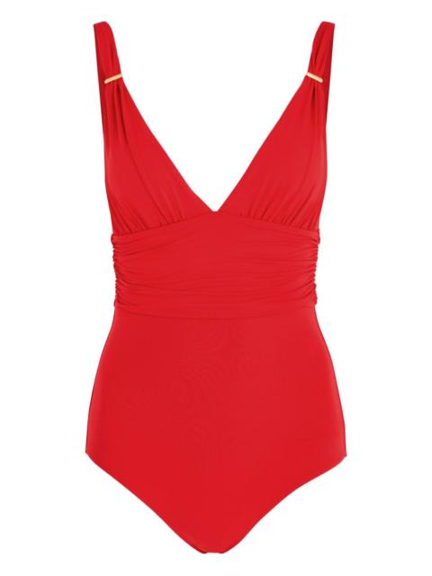 MELISSA ODABASH Panarea V-neck swimsuit
