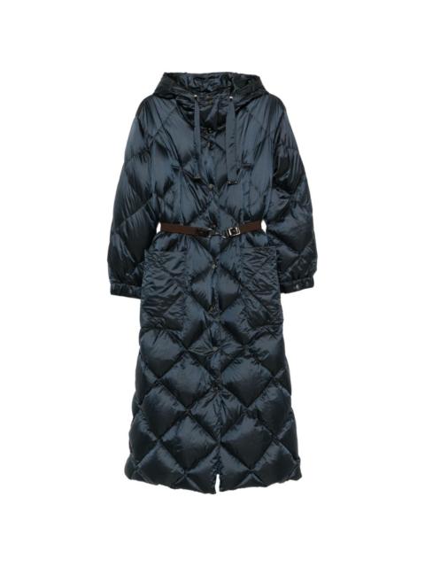 Max Mara Long Puffer hooded coat