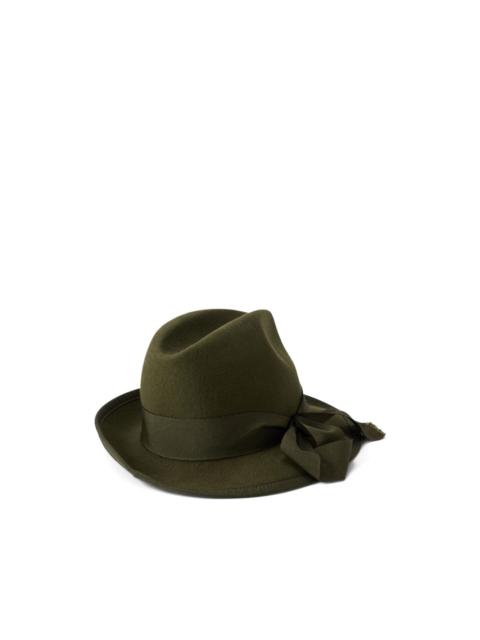 Polo Ralph Lauren bow-detail wool fedora