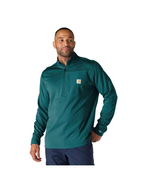 Carhartt Carhartt Force® Relaxed Fit Mock Neck Half-Zip Fleece-Lined Shirt