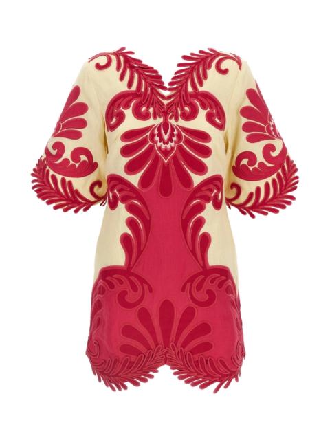 FARM RIO 'Spring Arabesc' dress