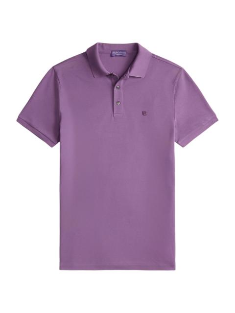Ralph Lauren Men's Custom Slim-Fit Piqué Polo Shirt - Fig Purple