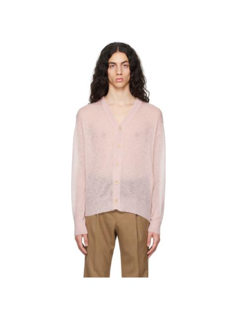 Pink Buttoned Cardigan