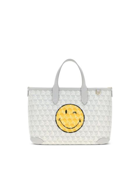 Anya Hindmarch smiley-graphic tote bag