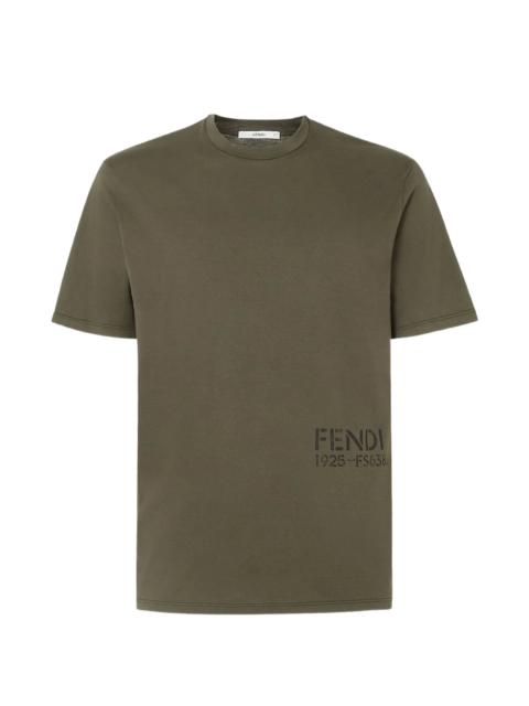 FENDI Fendi Logo-print Cotton T-shirt