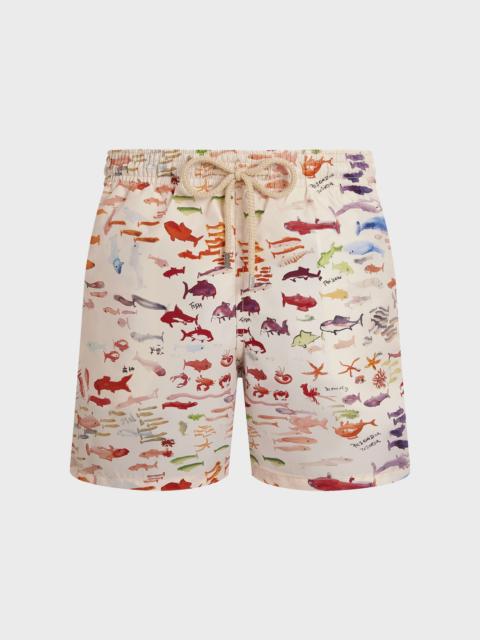 Vilebrequin MEN SWIM TRUNKS PESCADOR - VBQ X FABRICE HYBER