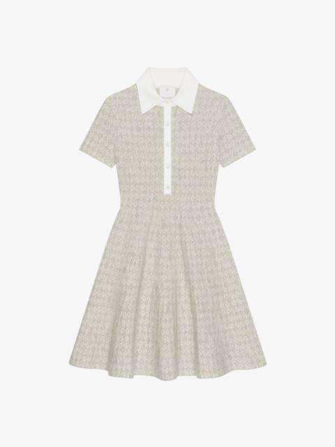 Givenchy POLO DRESS IN MONOGRAM 72 JACQUARD