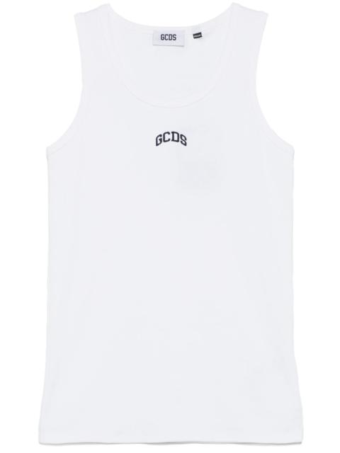 GCDS Logo-embroidered Tank Top