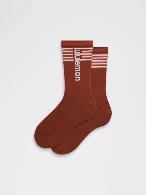 lululemon Unisex Power Stride Crew Socks *Stripe
