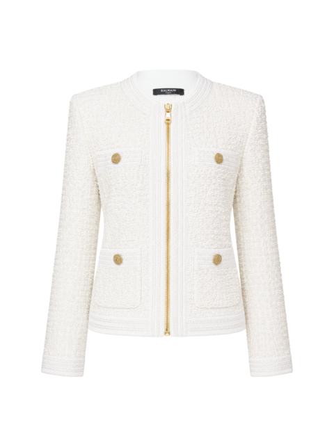 Balmain Four Pocket Tweed Jacket