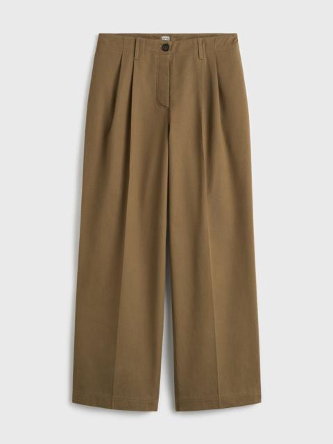 TOTEME Relaxed chino trousers hazel