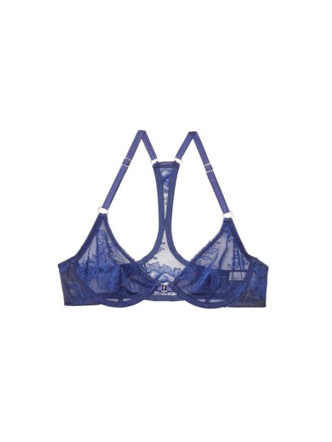 Fleur du Mal Bouquet Lace Racerback Demi Bra