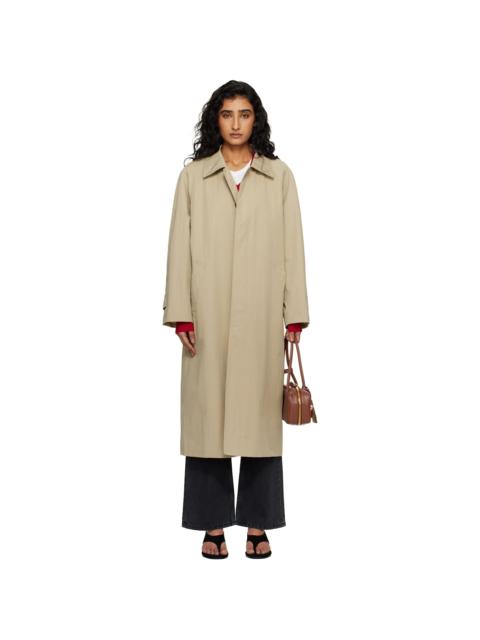 Dunst Beige Refined Mac Coat