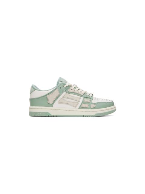 SSENSE Exclusive Green & White Skell Top Low Sneakers