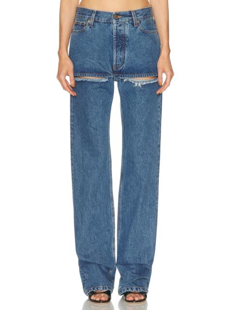 DARKPARK Naomi Cut Out Straight Leg