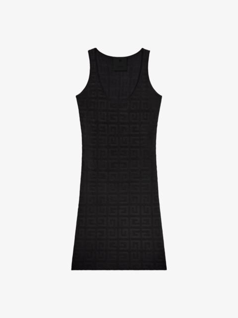 TANK TOP DRESS IN 4G JACQUARD