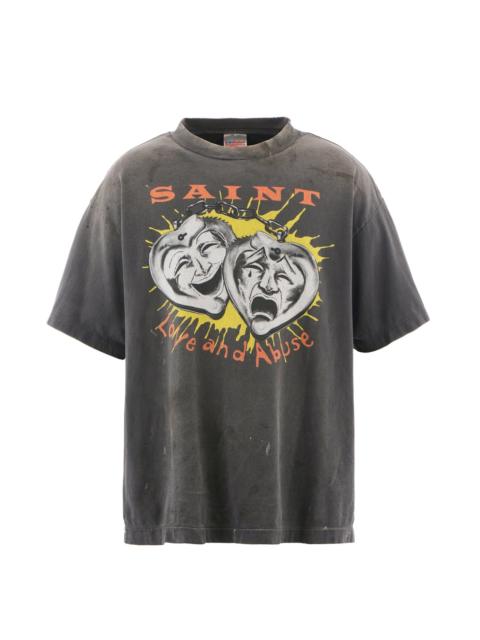 SAINT M×××××× KK_SS TEE/LOVE BEYOND T-Shirt | REVERSIBLE