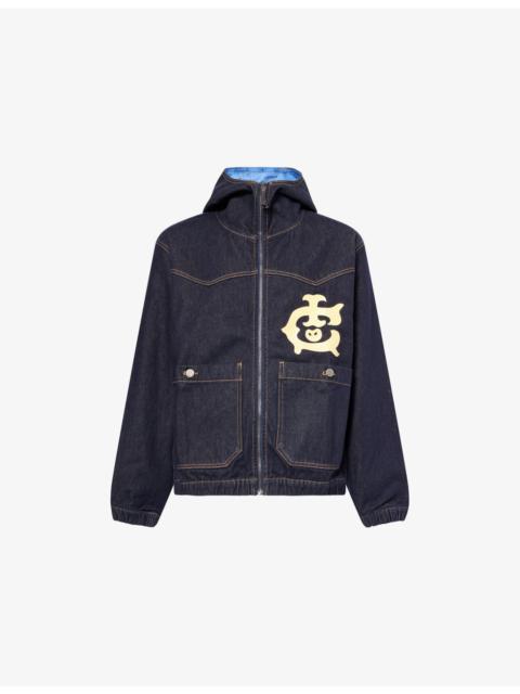 ICECREAM Western Logo-Print Denim Jacket