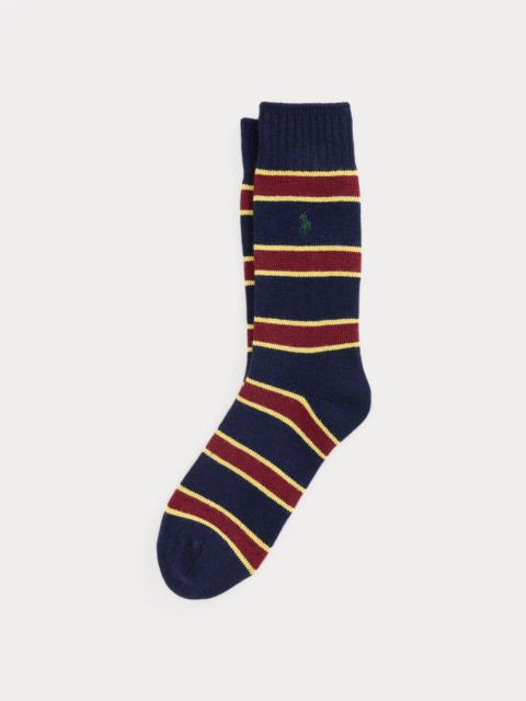 Polo Ralph Lauren Repp-Stripe Wool-Blend Socks