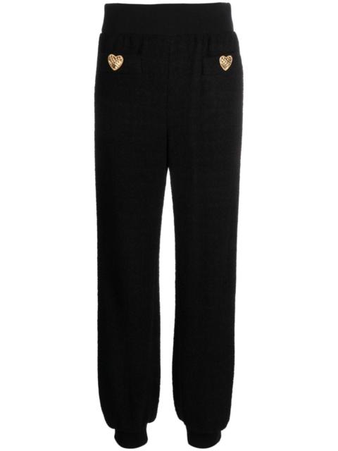 Moschino knitted track trousers