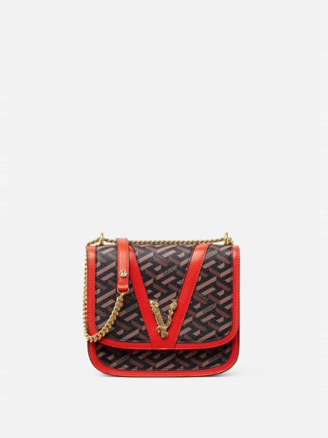 VERSACE Virtus La Greca Signature Mini Shoulder Bag