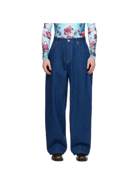 Jean Paul Gaultier Indigo 'The Marinière' Jeans
