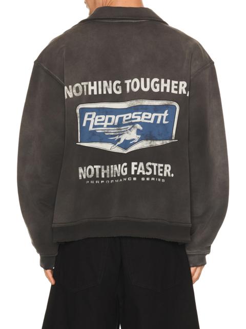 REPRESENT Nothing Faster Quarter Zip Pullover