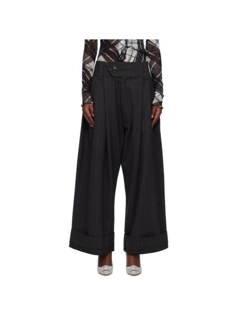 VAQUERA Gray Baby Trousers