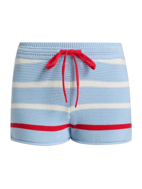 Solid & Striped Women's The Hudson Stripe Knit Shorts - Americana