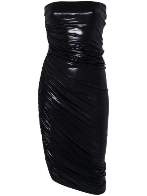 NORMA KAMALI Diana lamé midi dress
