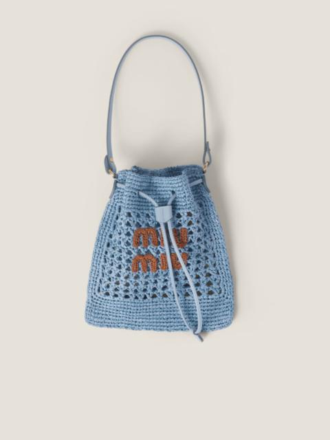 Woven fabric mini-bag