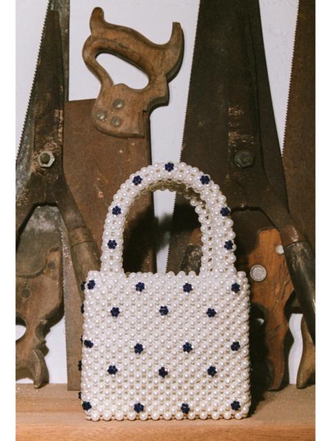 SHRIMPS Mini Dolly Bag - Pearl/Blue