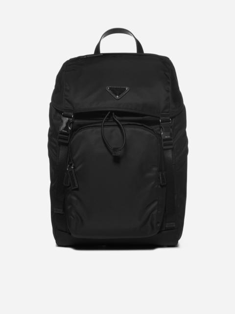 Prada Re-nylon and leather backpack