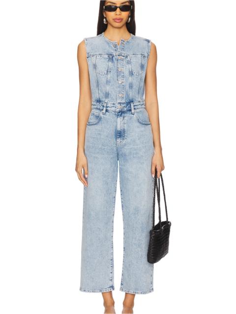 PAIGE Cirie Ankle Denim Jumpsuit