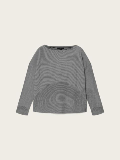ALLSAINTS RITA LONG SLEEVE STRIPED T-SHIRT
