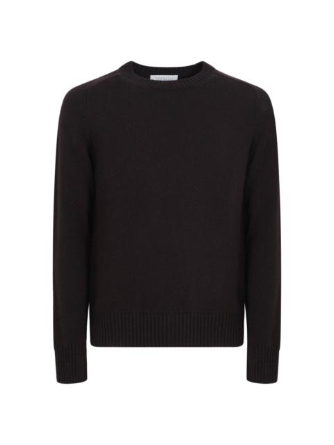 GABRIELA HEARST Daniel Knit Sweater in Chocolate Cashmere