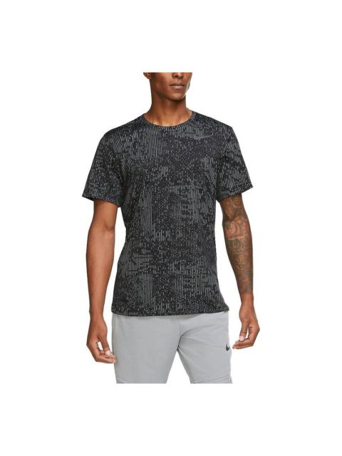 Nike Nike Superset Running Training Athleisure Casual Sports Short Sleeve Black CJ4635-010