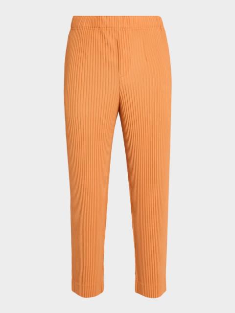 ISSEY MIYAKE Men's Monthly Colors Pleated Tapered-Leg Pants
