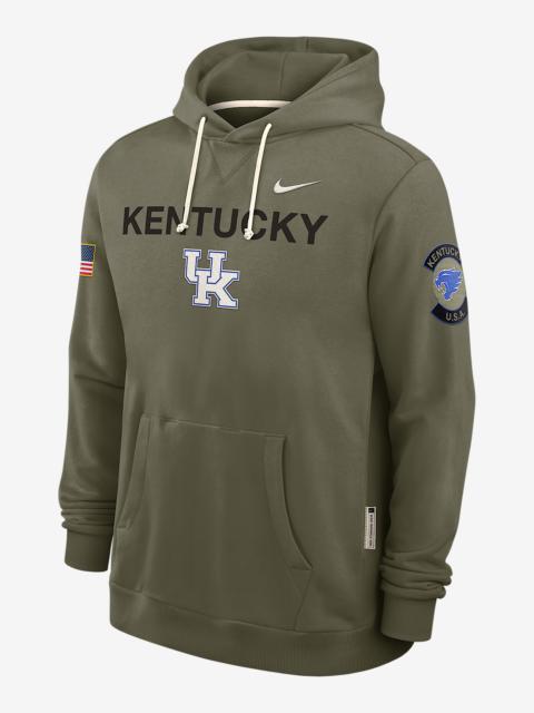 Nike Kentucky 2025 Military Appreciation Men's Nike Dri-FIT College Pullover Hoodie