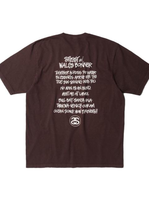Stüssy Wales Bonner Ocean Song Tee "Brown" STUS54