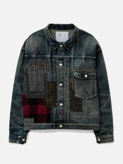 Junya Watanabe MAN JUNYA WATANABE MAN X NEW MANUAL COTTON DENIM MULTI FABRICS MIX TRUCKER