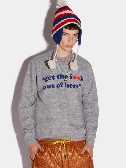 DSQUARED2 GTFO COOL SWEATSHIRT