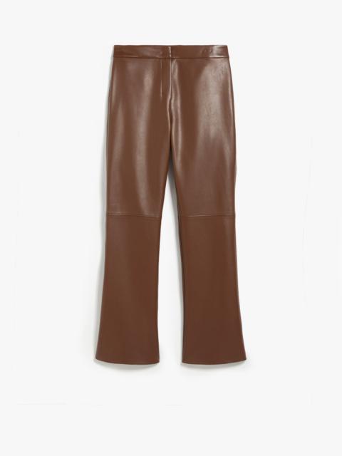 SUBLIME Coated fabric trousers