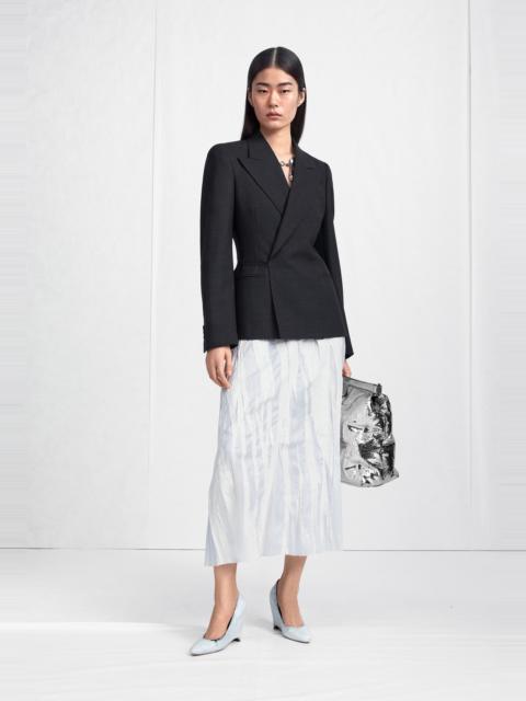 Maison Margiela Belted Peak-Lapel Wool Blazer