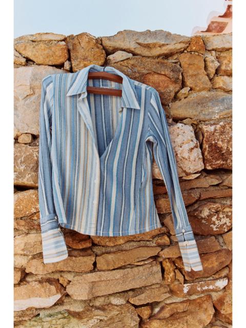 FREE PEOPLE We The Free Mallory Striped Shirt