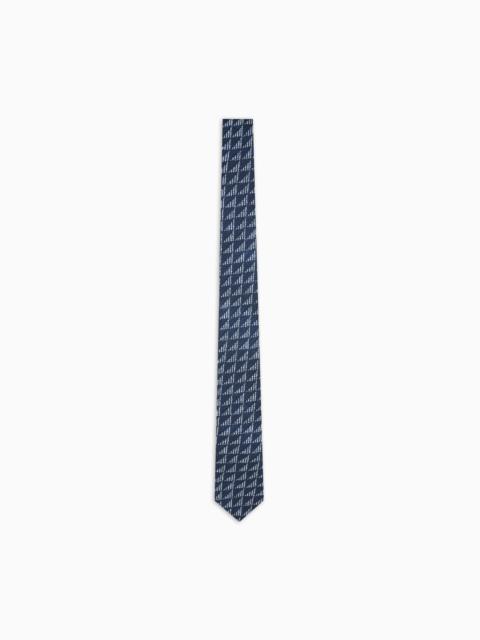 GIORGIO ARMANI ASV PRINTED SILK TIE