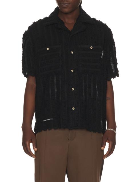 Andersson Bell Kenley Knitted Open Collar Shirt