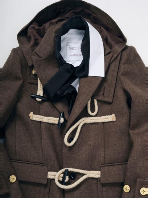 sacai Wool Melton Jacket
