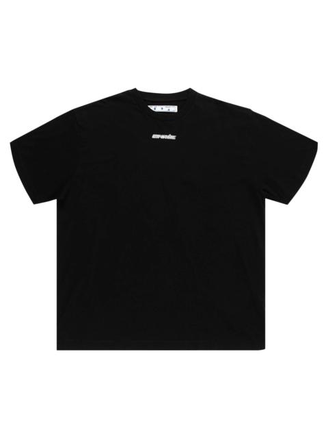 Off-White Marker Short-Sleeve Over Tee 'Black/Blue'