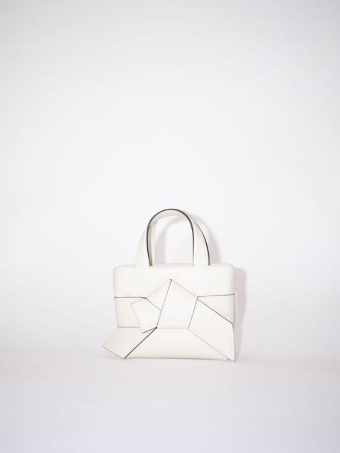 Acne Studios Micro tote - White/black